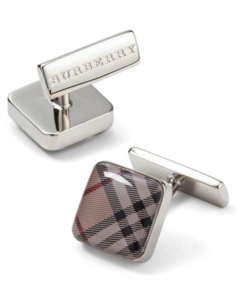 mens burberry check tie|burberry cufflinks for men.